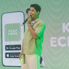 Pickup coffee app launch featuring Kyle Echarri