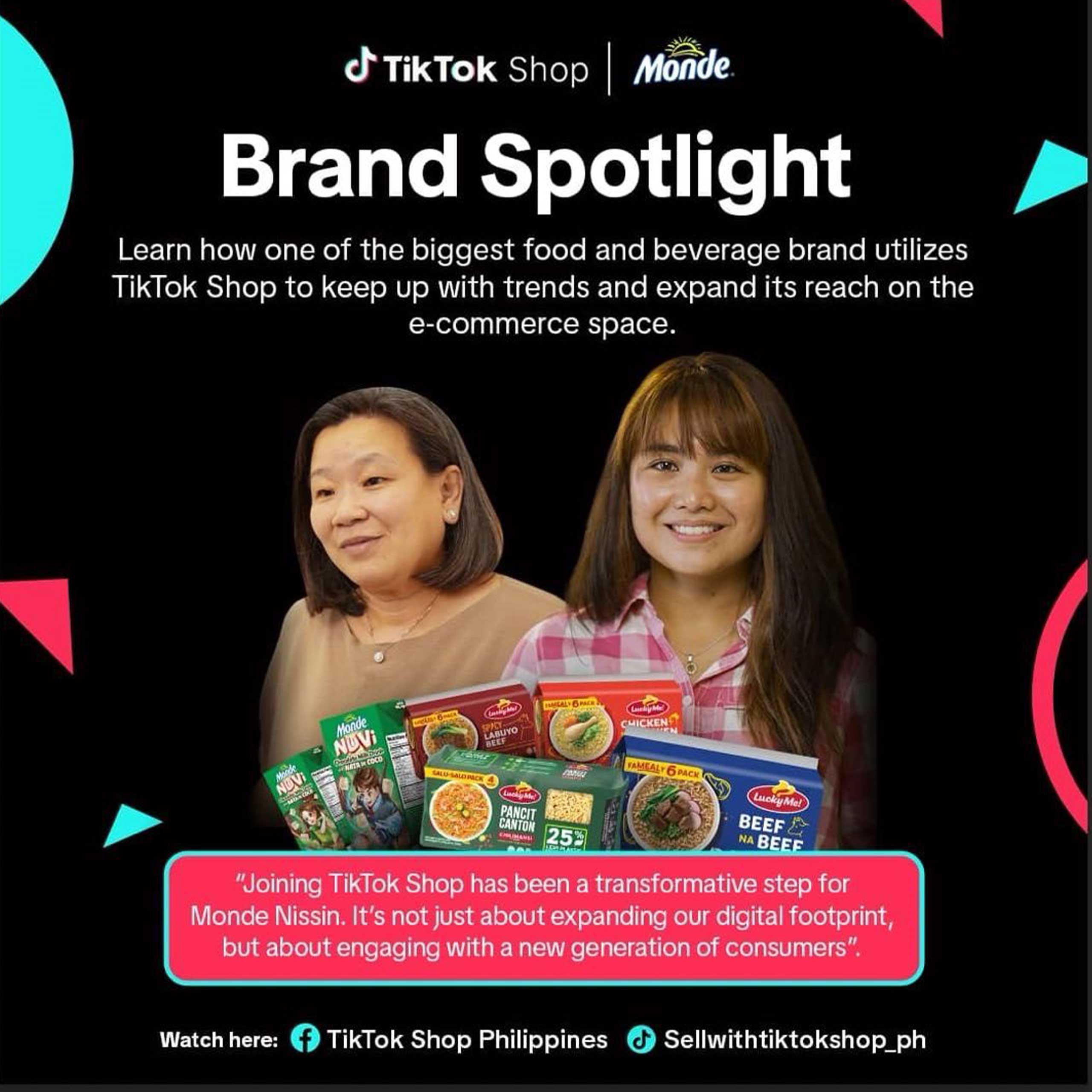 monde nissin x tiktok shop