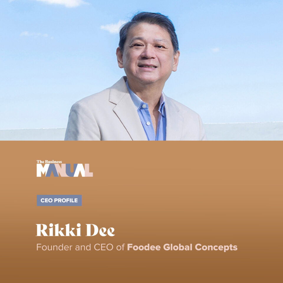 Rikki Dee is the CEO and Founder of the multi-billion peso food empire Foodee Global Concepts, with a strong portfolio of restaurants and global franchises.